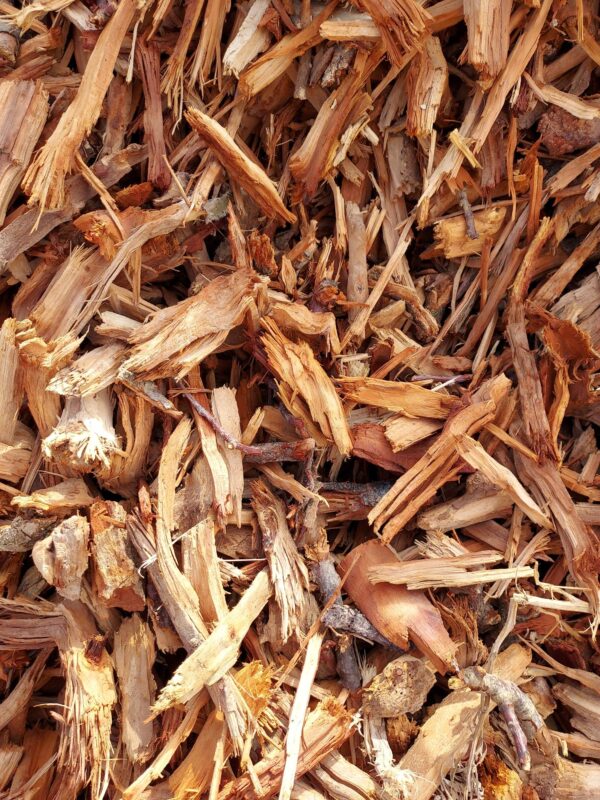 Screened Crushed Fruit Wood Chips