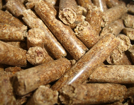 Pellets de madera a granel para calefacción